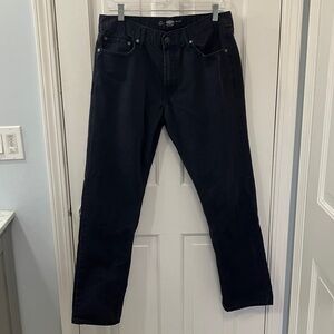 Old Navy Men's Dark Blue navy SLIM fit 32x32 pants zipper button belt loops
